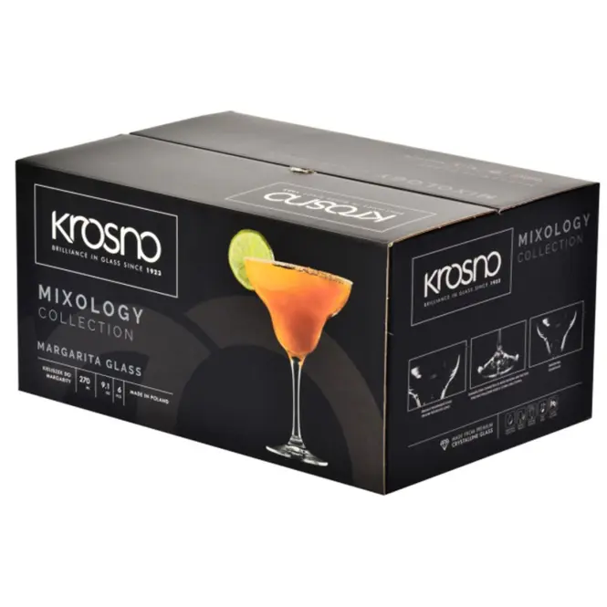 Pohár  margaritára Mixology Krosno 270 ml 6 db