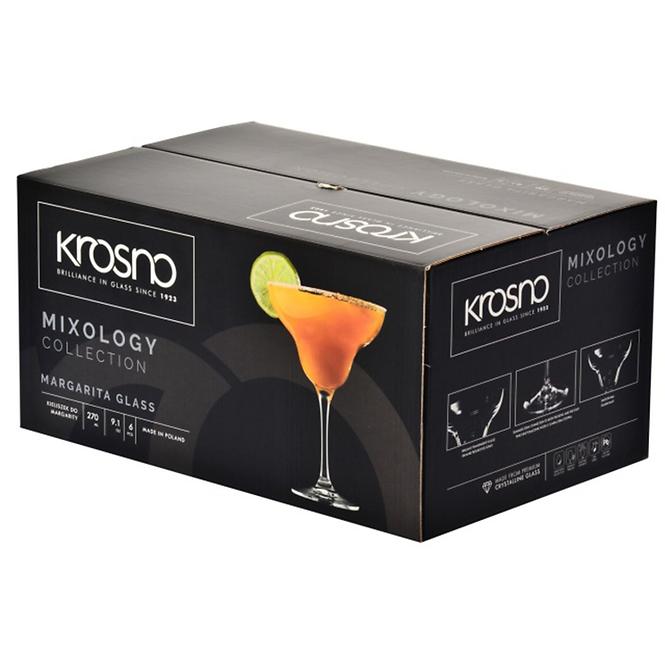 Pohár  margaritára Mixology Krosno 270 ml 6 db