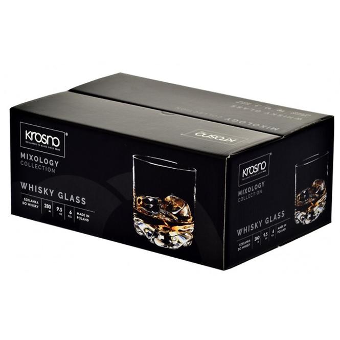 Pohár  whiskyre Mixology Krosno 280 ml 6 db