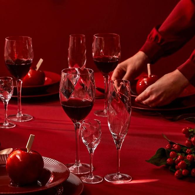 Pohár na šampanské Romance Krosno 170 ml 6 db