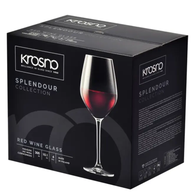 Pohár  vörös borra Splendour Krosno 300 ml 6 db