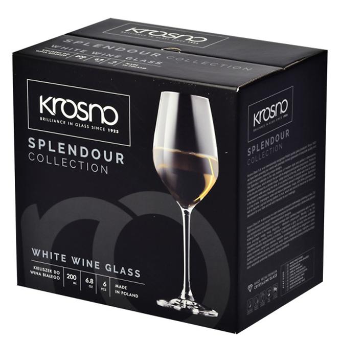 Pohár   fehér borra Splendour Krosno 200 ml 6 db,4