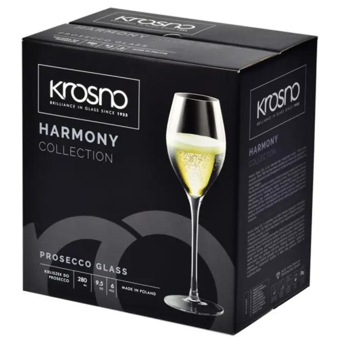 Pohár   proseccora Harmony Krosno 280ml 6 db