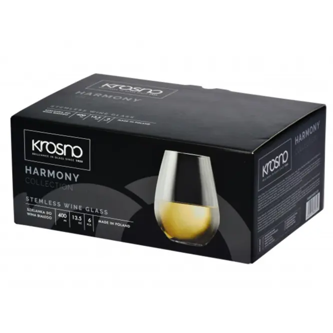 Pohár  borra Harmony Krosno 500 ml 6 db