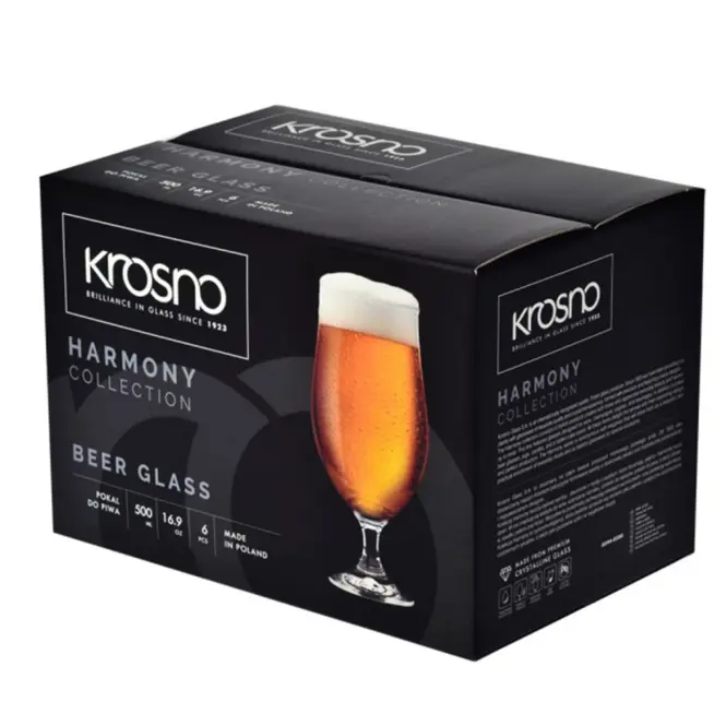 Pohár sörre Harmony Krosno 500 ml 6 db