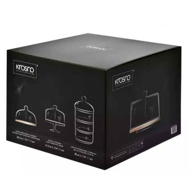 Alátét s vekom drevený Glamour Krosno 1 db,4