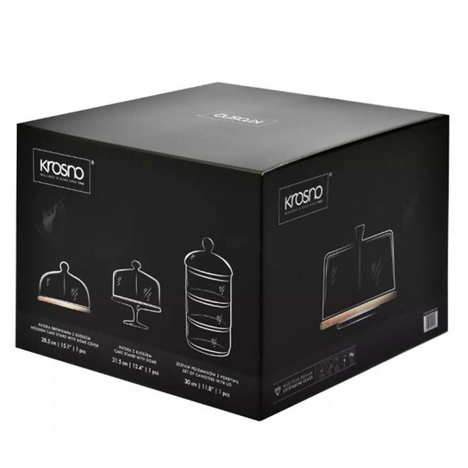 Alátét s vekom drevený Glamour Krosno 1 db,4