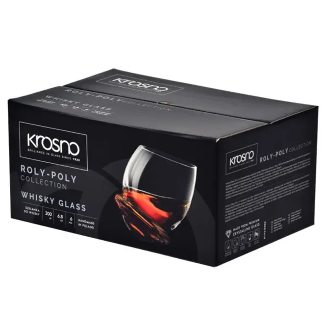 Pohár  whiskyre Roly-Poly Krosno 200 ml 6 db