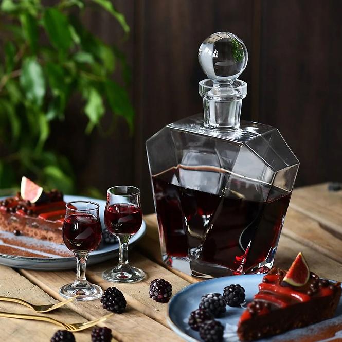 Karaffa likőrre Caro Krosno 900 ml 1 db,3