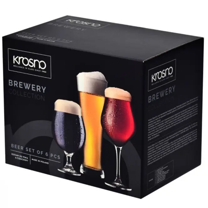 Pohár sörre Brewery Krosno 6 db,6