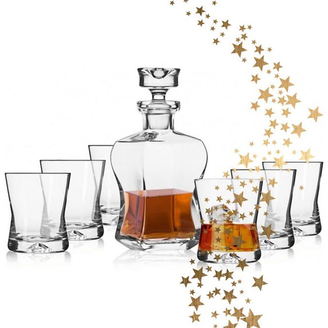 Komplet  whiskyre 7-kusový Signature Krosno 1 db