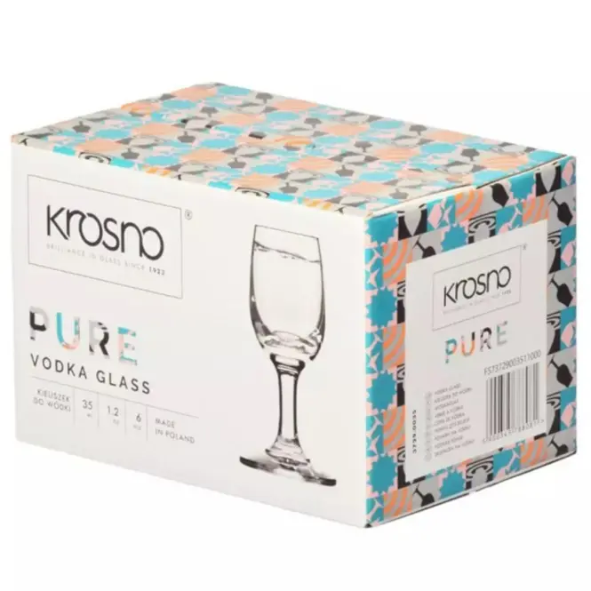 Pohár vodkára Pure Krosno 35 ml 6 db
