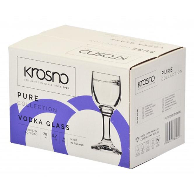 Pohár vodkára Pure Krosno 20 ml 6 db