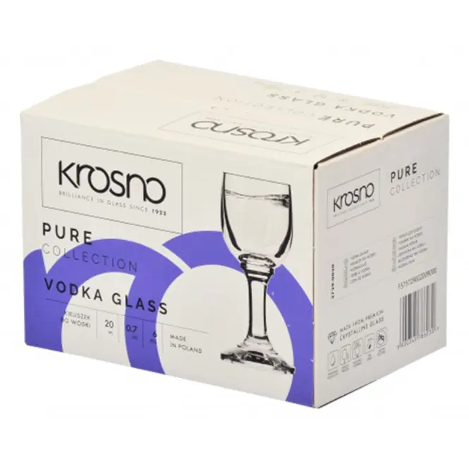 Pohár vodkára Pure Krosno 20 ml 6 db,2