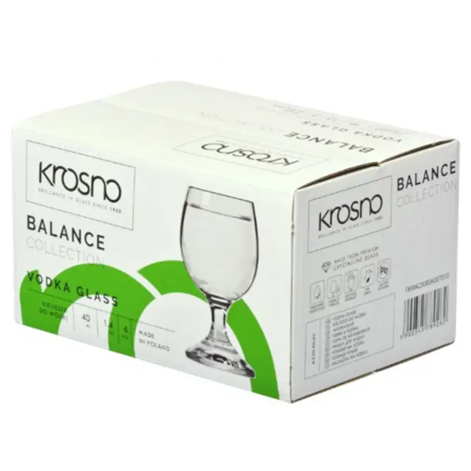 Pohár vodkára Balance Krosno 40 ml 6 db