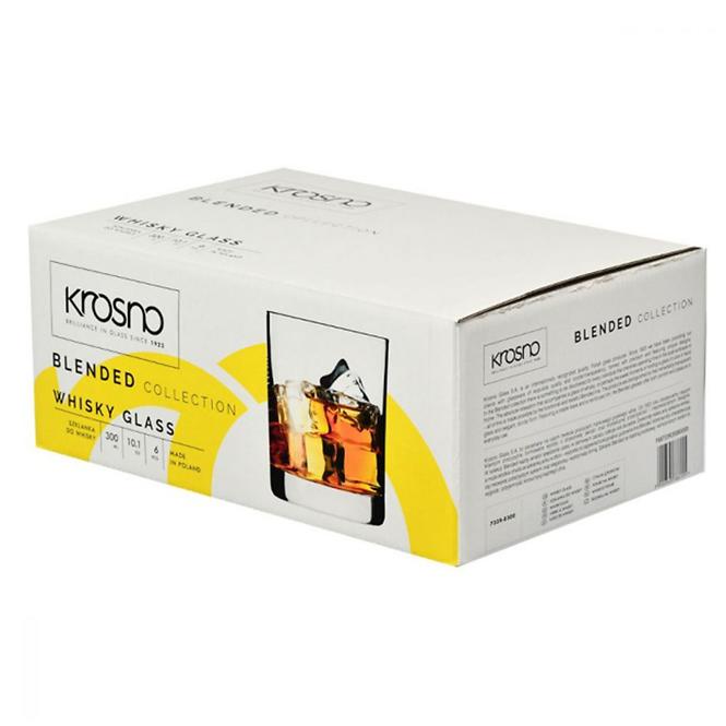 Pohár  whiskyre Blended Krosno 300 ml 6 db