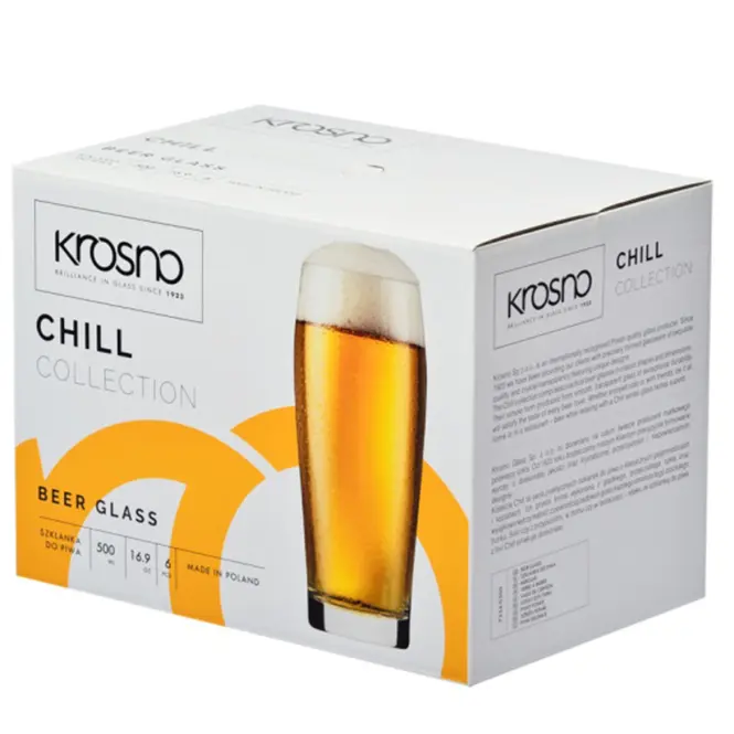 Pohár sörre Chill Krosno 500 ml 6 db