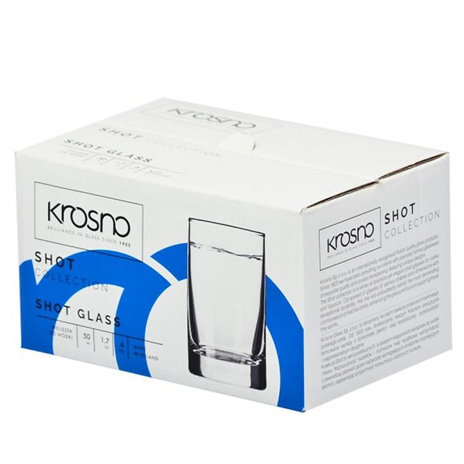 Pohár vodkára Shot Krosno 50 ml 6 db