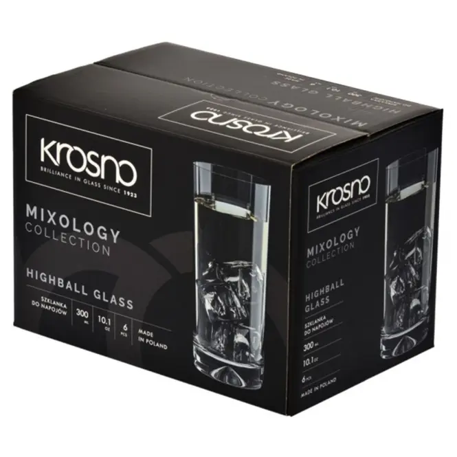 Pohár italokhoz Mixology Krosno 300 ml 6 db,6
