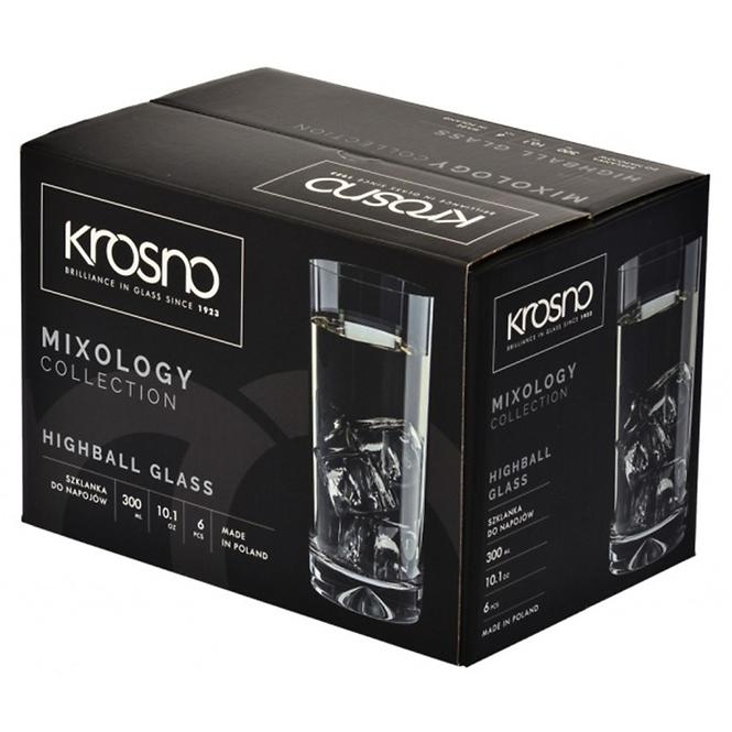 Pohár italokhoz Mixology Krosno 300 ml 6 db,6