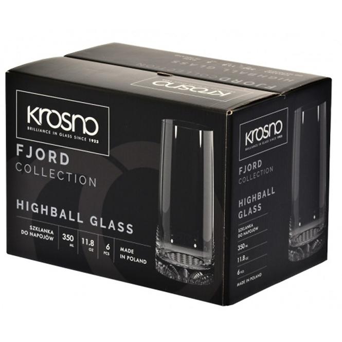 Pohár italokhoz Fjord Krosno 350 ml 6 db,4