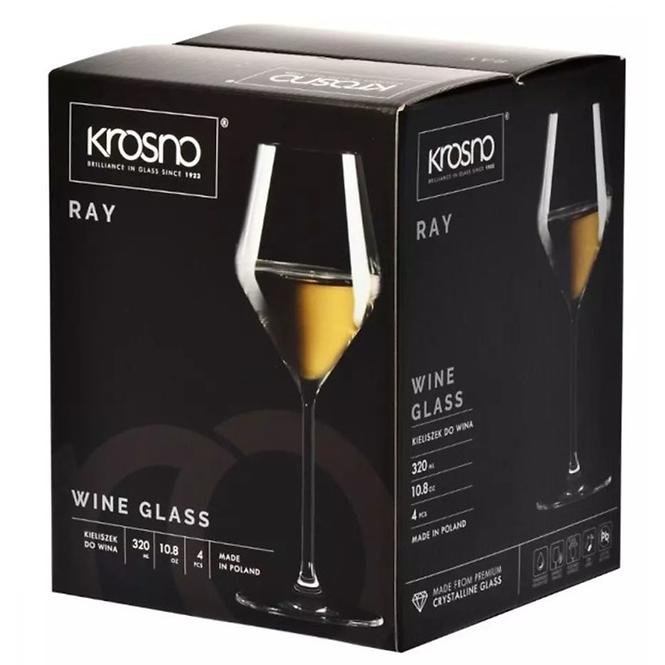 Pohár Ray Krosno 320 ml 4 db