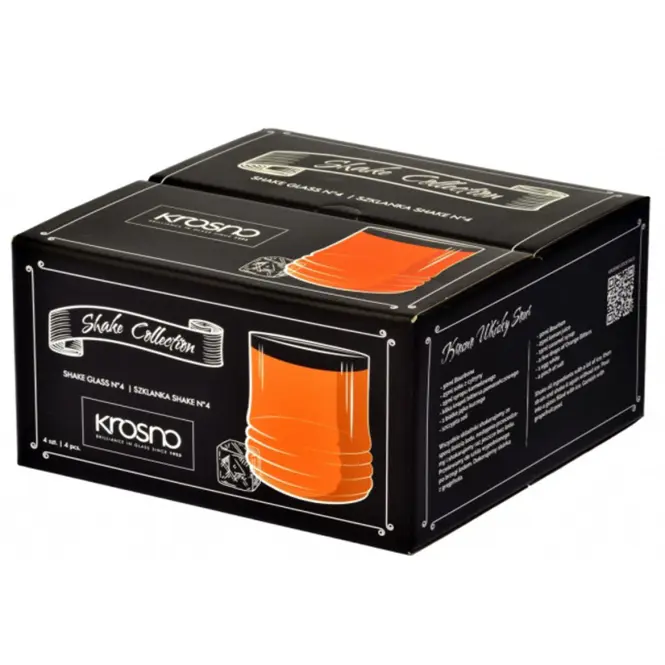 Pohár Shake Krosno 280 ml 4 db,4