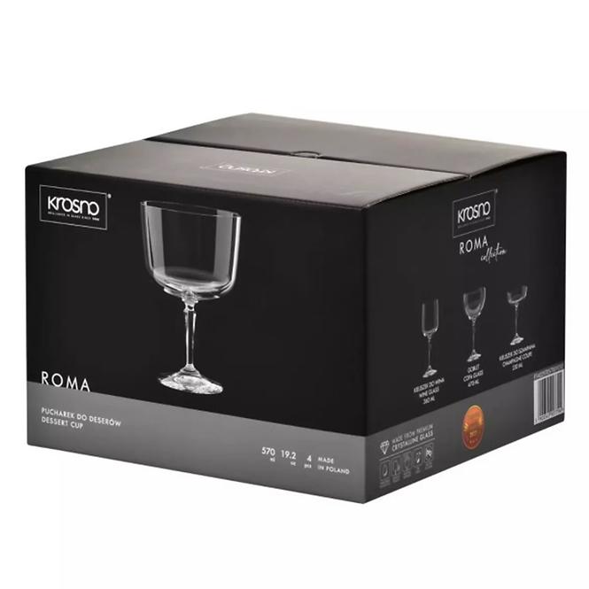 Pohár  dezertre Roma Krosno 570 ml 4 db