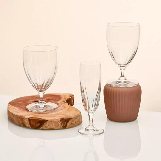 Pohár na šampanské Prima Lumi Krosno 160 ml 4 db