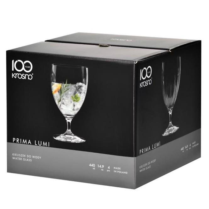 Pohár vízre Prima Lumi Krosno 440 ml 4 db