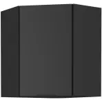 Konyhaszekrény Siena fekete matt 60x60 Gn-72 1f (45°)