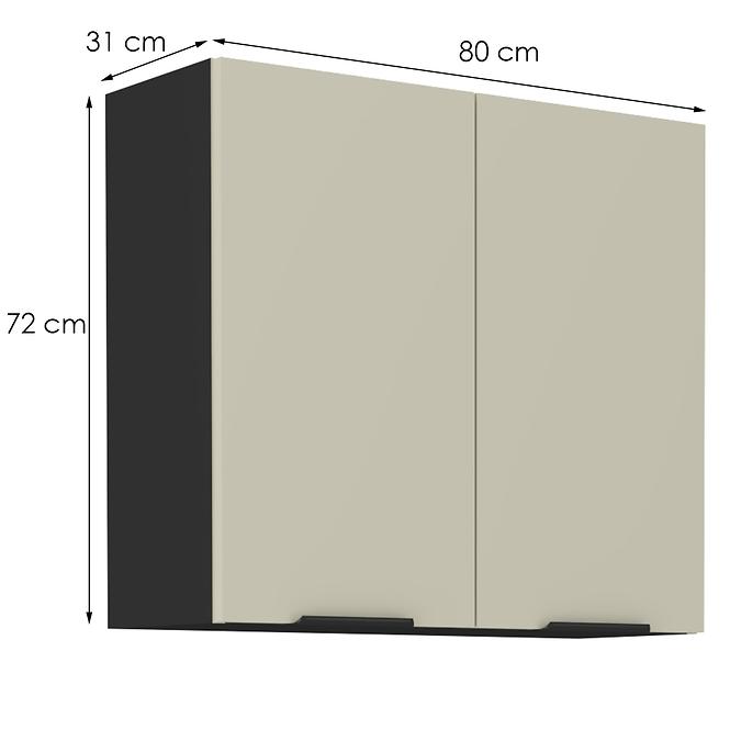Konyhaszekrény Arona cashmere 80g-72 2f