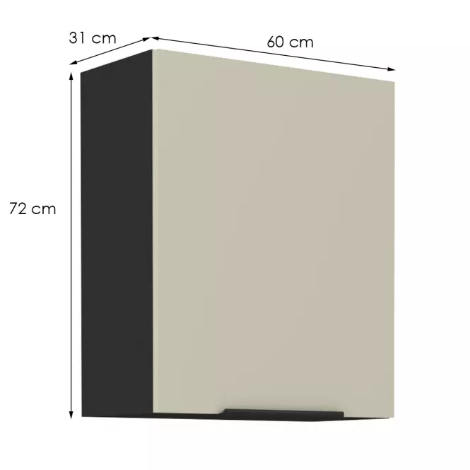 Konyhaszekrény Arona cashmere 60g-72 1f,2