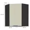 Konyhaszekrény Arona cashmere 60x60 Gn-90 1f (45°),2