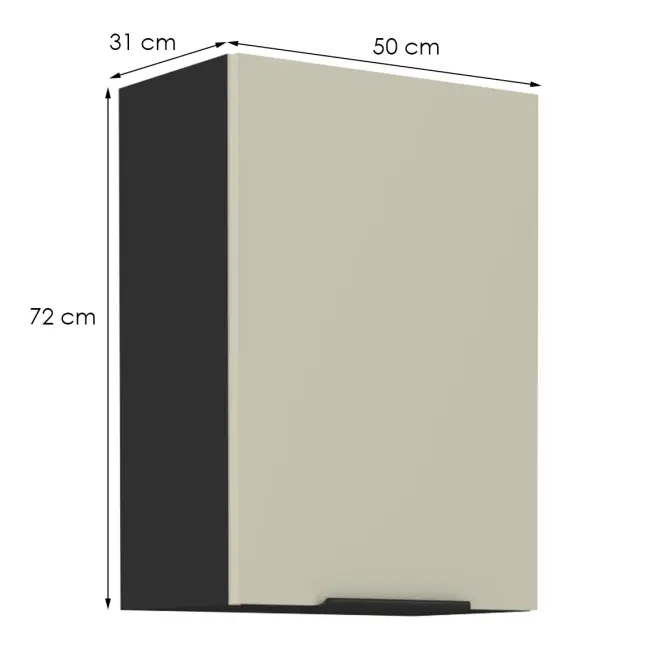 Konyhaszekrény Arona cashmere 50g-72 1f,2