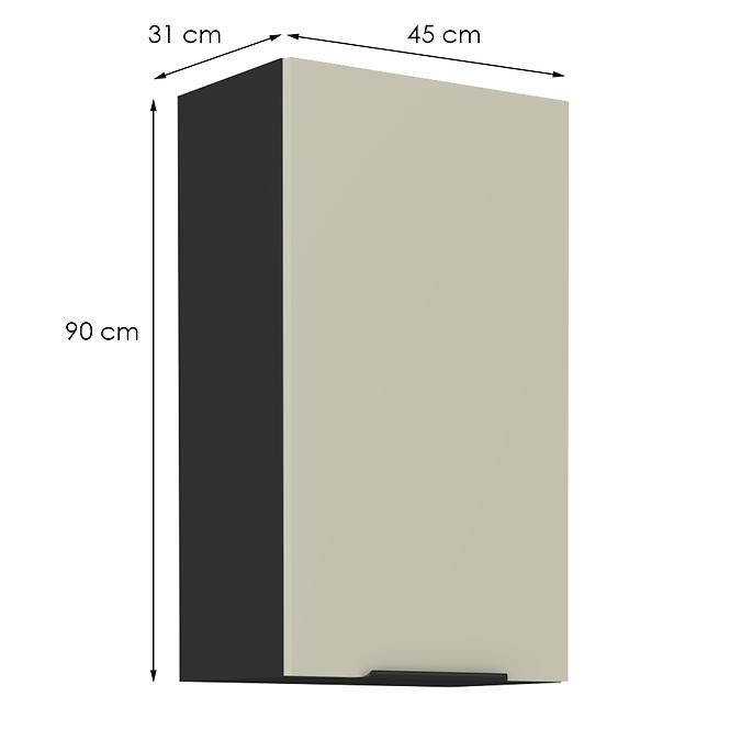 Konyhaszekrény Arona cashmere 45g-90 1f,2
