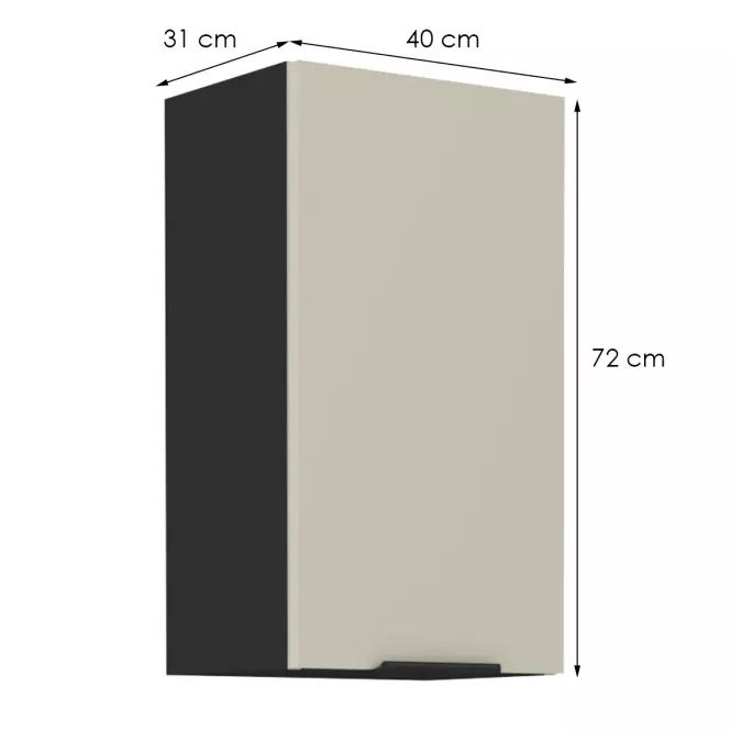 Konyhaszekrény Arona cashmere 40g-72 1f