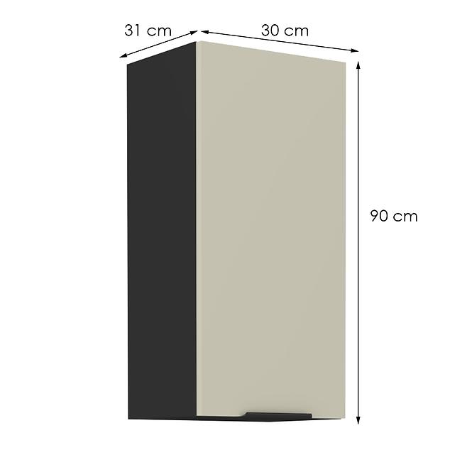 Konyhaszekrény Arona cashmere 30g-90 1f