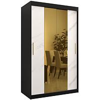 Szekrény Platinum T1 120 fekete márvány/fehér