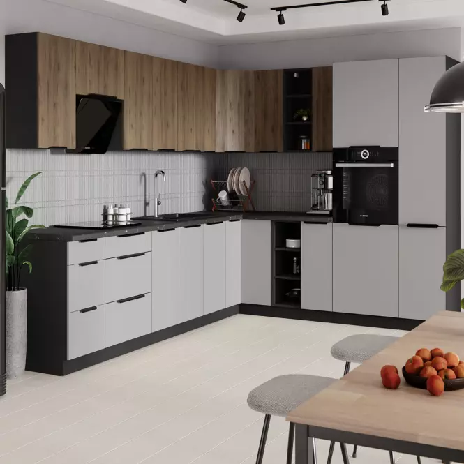 Konyhaszekrény Arona cashmere 80d 3s bb,5