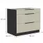 Konyhaszekrény Arona cashmere 80d 3s bb,2