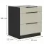 Konyhaszekrény Arona cashmere 60d 3s bb,2