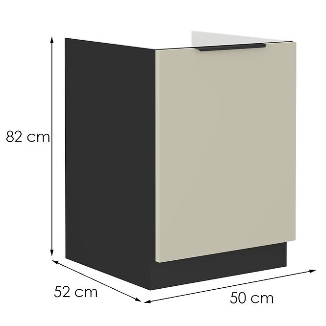 Konyhaszekrény Arona cashmere 50zl 1f bb