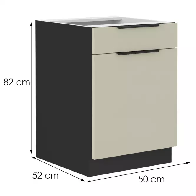 Konyhaszekrény Arona cashmere 50d 1f 1s bb