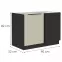 Konyhaszekrény Arona cashmere 105 Nd 1f bb,2