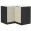 Konyhaszekrény Arona cashmere 90x90 Dn 2f bb