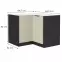 Konyhaszekrény Arona cashmere 90x90 Dn 2f bb,2