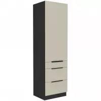 Konyhaszekrény Arona cashmere 60dks-210 1f 3s