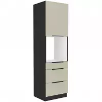 Konyhaszekrény Arona cashmere 60dps-210 1f 3s