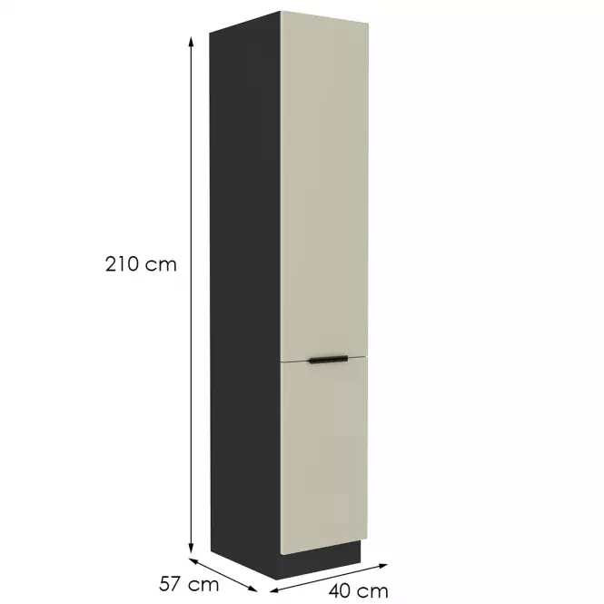 Konyhaszekrény Arona cashmere 40dk-210 2f,2